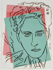 CV Conseils : Portrait de Jean Cocteau par Andy Warhol